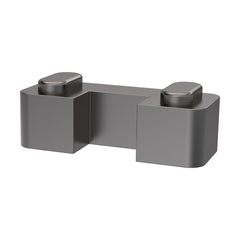 [BWRSF039] Balterley Contemporary Wetroom Accessories Screen Support Foot - Brushed Pewter - Cutout