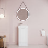 Retro Floor Standing  Bathroom Cloakroom Vanity Basin Unit - Multiple Colours