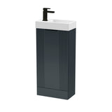 Retro Floor Standing  Bathroom Cloakroom Vanity Basin Unit - Multiple Colours