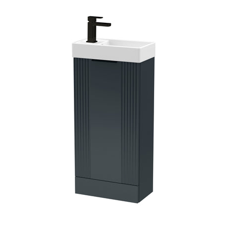 Retro Floor Standing  Bathroom Cloakroom Vanity Basin Unit - Multiple Colours
