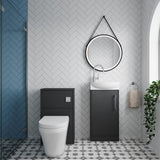 Power Floor Standing Cloakroom Bundle - Vanity, WC Unit, Toilet & Tap