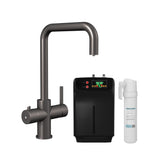 3 in 1 Boiling Water Tap Kit - Instant Hot Water Tap with Dual Lever Handles,Tank and Filter in a range of finishes