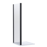 8mm Toughened Safety Glass Shower Side Panel - 1900mm Height - Choice of Size and Finish