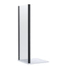 8mm Toughened Safety Glass Shower Side Panel - 1900mm Height - Choice of Size and Finish