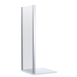 8mm Toughened Safety Glass Shower Side Panel - 1900mm Height - Choice of Size and Finish