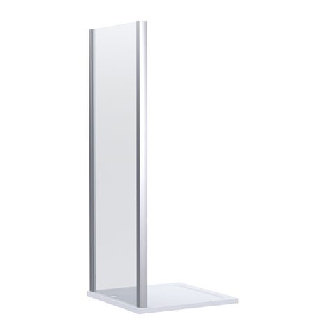 8mm Toughened Safety Glass Shower Side Panel - 1900mm Height - Choice of Size and Finish