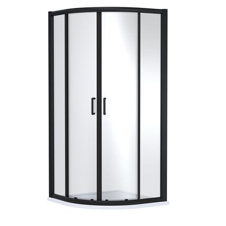 8mm Toughened Safety Glass Quadrant Shower Enclosure - 1900mm Height - Choice of Finish