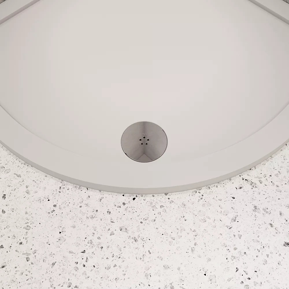 Contemporary Fast Flow Shower Tray Waste with Cover - Multiple Finishes (116x116x99mm)