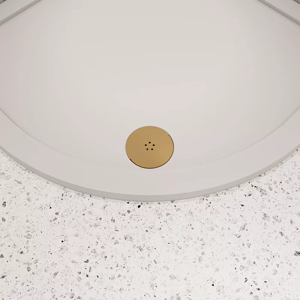 Contemporary Fast Flow Shower Tray Waste with Cover - Multiple Finishes (116x116x99mm)