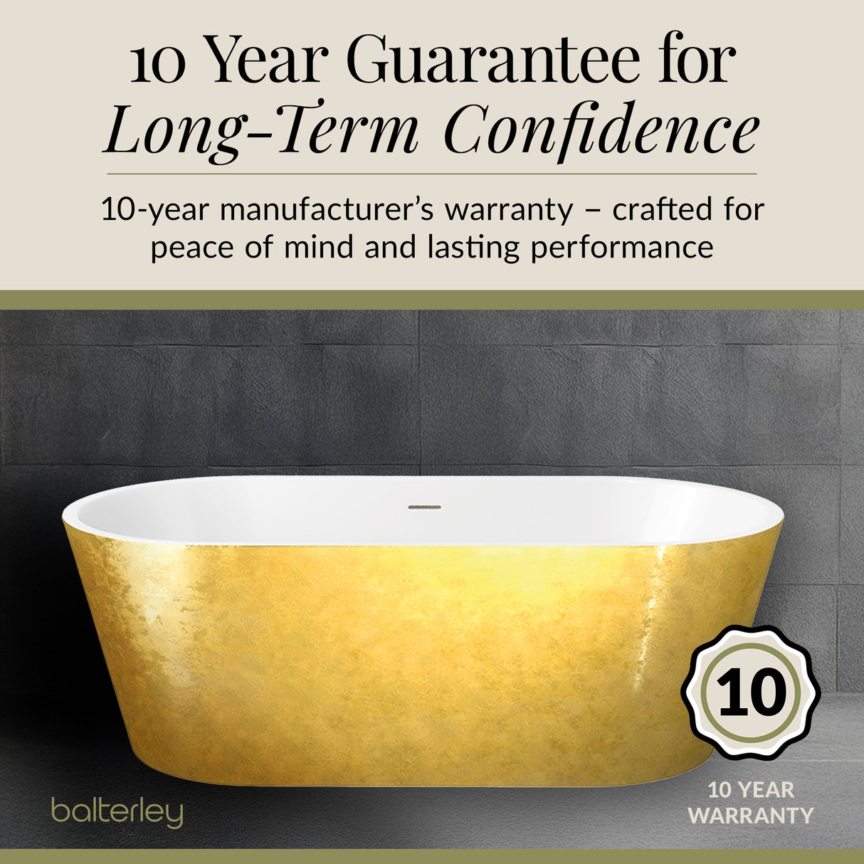 Luxury Modern Freestanding Oval Bath - Choice of Finish & Size