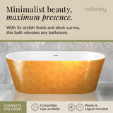Luxury Modern Freestanding Oval Bath - Choice of Finish & Size
