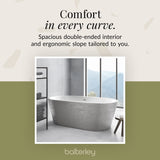 Luxury Modern Freestanding Oval Bath - Choice of Finish & Size