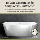 Luxury Modern Freestanding Oval Bath - Choice of Finish & Size