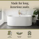 Contemporary Back To Wall Freestanding Bath from Balterley - Modern Design in Multiple Sizes