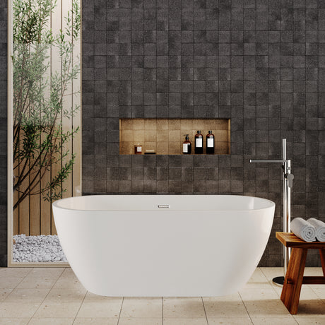 Contemporary Oval Freestanding Bath and Waste from Balterley - Multiple Sizes Available