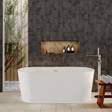 Contemporary Rounded Rectangular Freestanding Bath and Waste from Balterley - Multiple Sizes Available