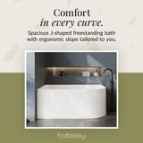 Contemporary Corner Freestanding Bath from Balterley, Left or Right Hand - Multiple Sizes Available