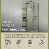 Modern Square Bath Shower Screen - Choice of Style and Finish