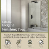 Modern Square Bath Shower Screen - Choice of Style and Finish