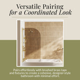 6mm Toughened Safety Glass Round Bath Screen - 1430 x 790mm