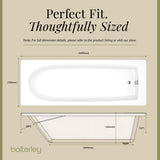 Round Single Ended Bath & Leg Set- Multiple Sizes Available