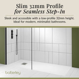 Premium Slimline Rectangular Shower Tray - Multiple Sizes and Finishes