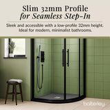Premium Slimline Quadrant Shower Tray - Multiple Sizes and Finishes