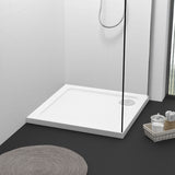 Modern Square Shower Tray, 40mm Profile - Choice of Size and Colour