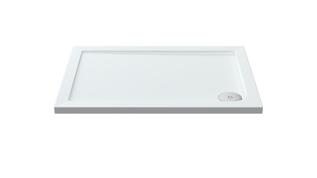 Balterley Shower Tray Modern Rectangular 40mm Profile Slimline, White or Grey - Multiple Sizes Available