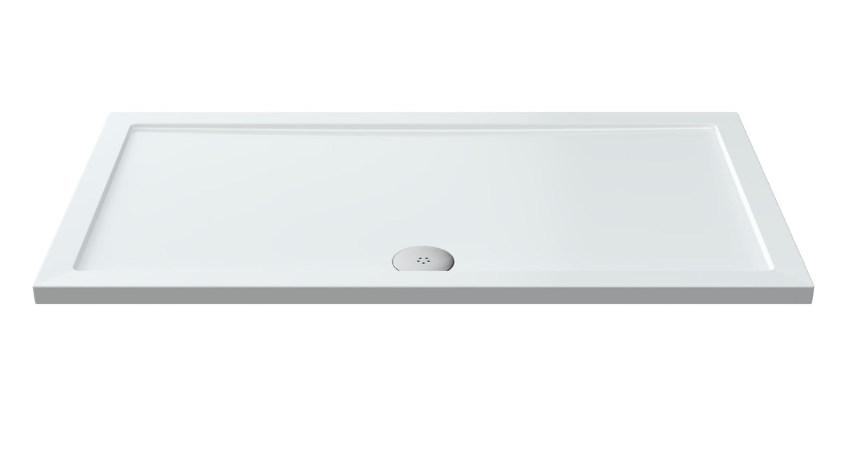 Balterley Shower Tray Modern Rectangular 40mm Profile Slimline, White or Grey - Multiple Sizes Available