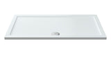 Balterley Shower Tray Modern Rectangular 40mm Profile Slimline, White or Grey - Multiple Sizes Available