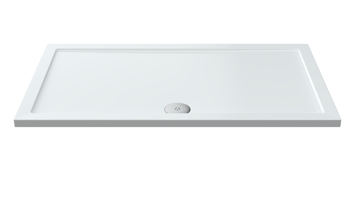 Balterley Shower Tray Modern Rectangular 40mm Profile Slimline, White or Grey - Multiple Sizes Available