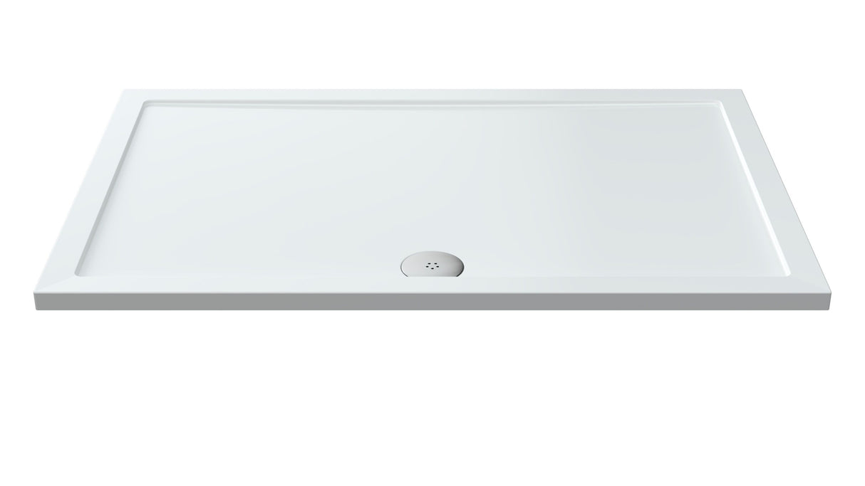 Balterley Shower Tray Modern Rectangular 40mm Profile Slimline, White or Grey - Multiple Sizes Available