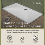 Balterley Shower Tray Modern Rectangular 40mm Profile Slimline, White or Grey - Multiple Sizes Available