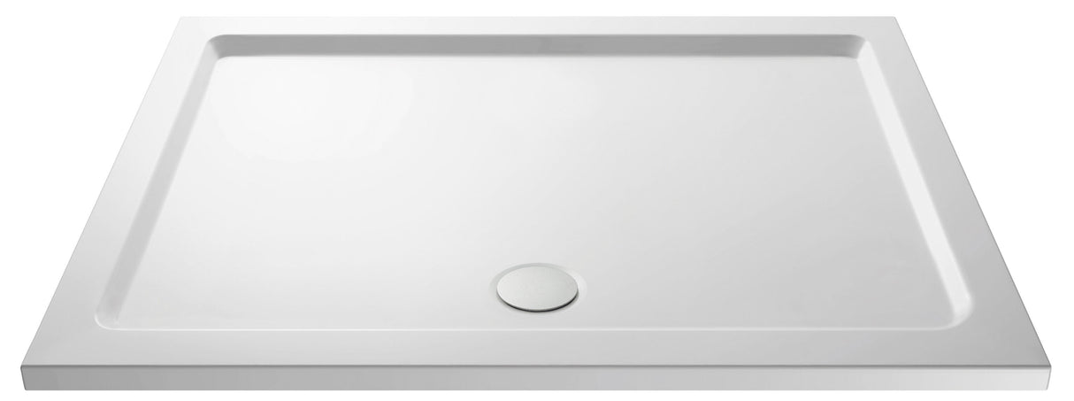 Balterley Shower Tray Modern Rectangular 40mm Profile Slimline, White or Grey - Multiple Sizes Available