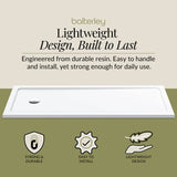 Modern Bathroom 40mm Profile Bath Replacement Shower Tray - 1700 x 700mm