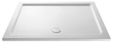 Balterley Shower Tray Modern Rectangular 40mm Profile Slimline, White or Grey - Multiple Sizes Available