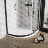 Modern Offset Quadrant Shower Tray  - Left or Right Hand - Choice of Size and Finish