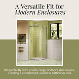 Quadrant Shower Tray, 40mm Profile Design - Choice of Size and Colour