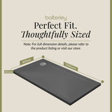 Balterley Shower Tray Modern Rectangular 40mm Profile Slimline, White or Grey - Multiple Sizes Available