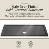 Balterley Shower Tray Modern Rectangular 40mm Profile Slimline, White or Grey - Multiple Sizes Available
