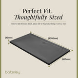 Balterley Shower Tray Modern Rectangular 40mm Profile Slimline, White or Grey - Multiple Sizes Available