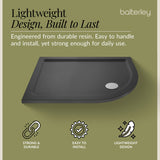 Quadrant Shower Tray, 40mm Profile Design - Choice of Size and Colour