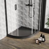 Modern Offset Quadrant Shower Tray  - Left or Right Hand - Choice of Size and Finish