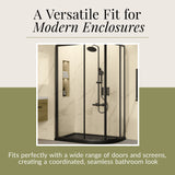 Modern Offset Quadrant Shower Tray  - Left or Right Hand - Choice of Size and Finish