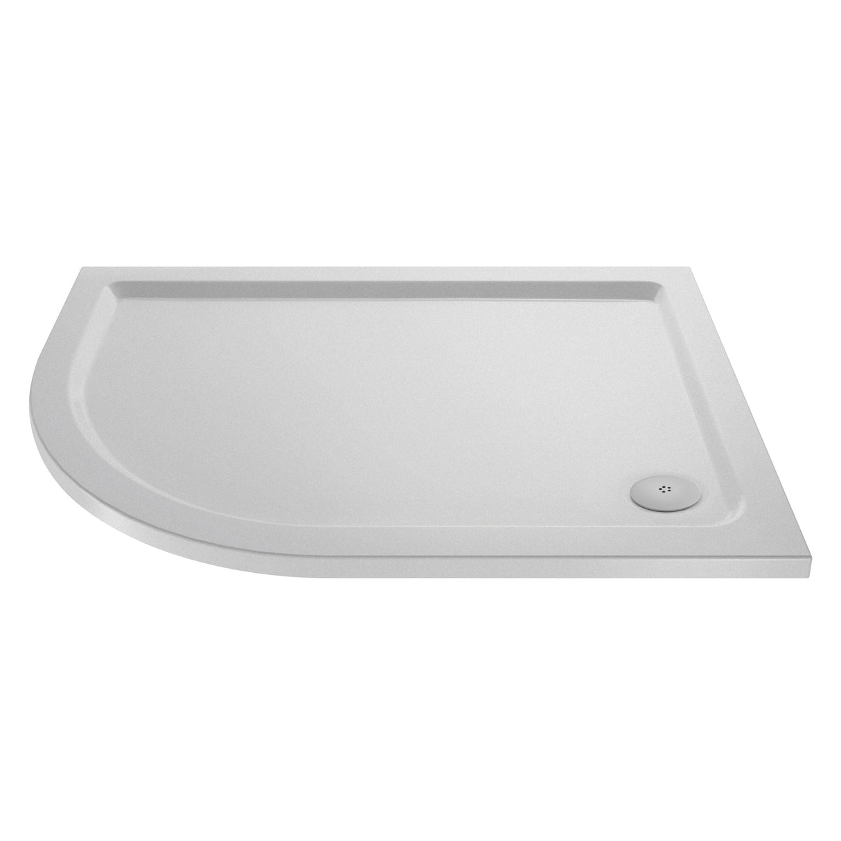 Slip Resistant Slimline Offset Quadrant Shower Tray - Choice of Size and Orientation