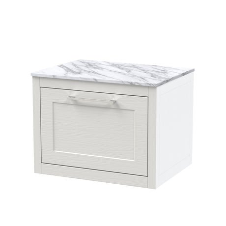 Blithbury Traditional Bathroom Wall Hung Vanity Unit and Worktop - Choice of Size and Colour