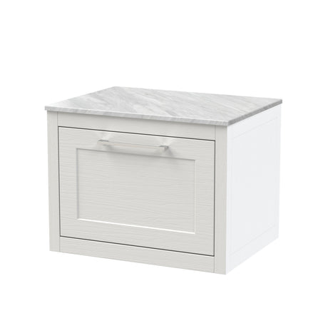 Blithbury Traditional Bathroom Wall Hung Vanity Unit and Worktop - Choice of Size and Colour