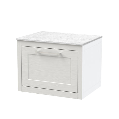 Blithbury Traditional Bathroom Wall Hung Vanity Unit and Worktop - Choice of Size and Colour