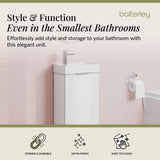 Retro Floor Standing  Bathroom Cloakroom Vanity Basin Unit - Multiple Colours